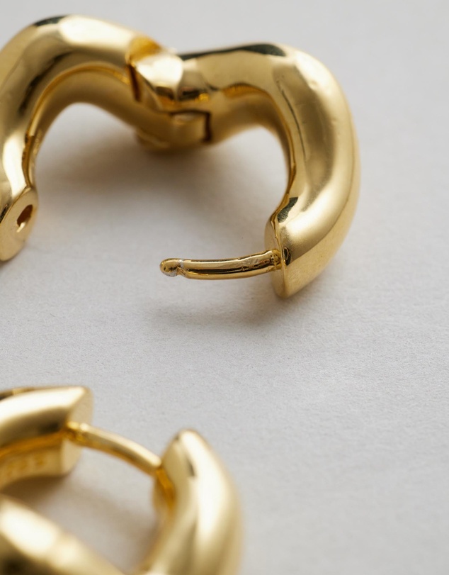SAINT VALENTINE - Wabi Sabi Mini Hoops - Gold