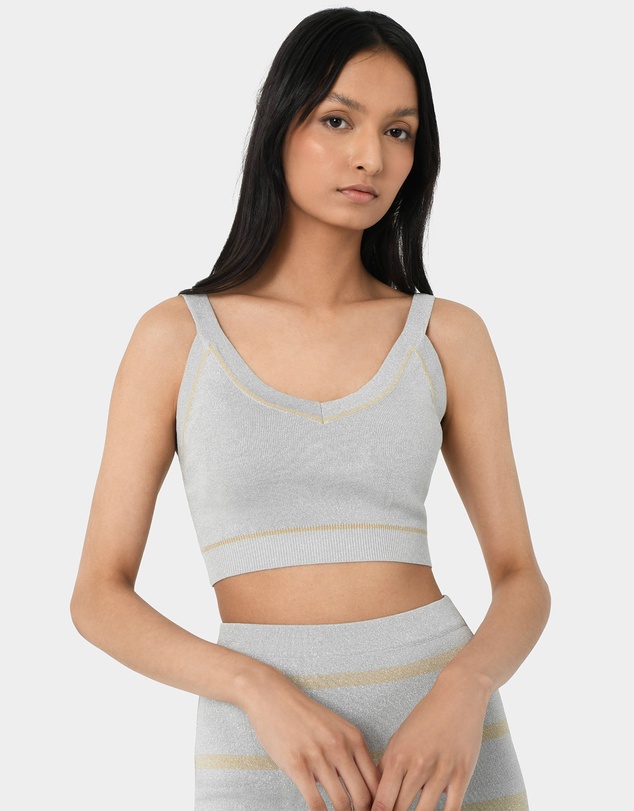 Forcast - Shay Lurex Knit Bra Top