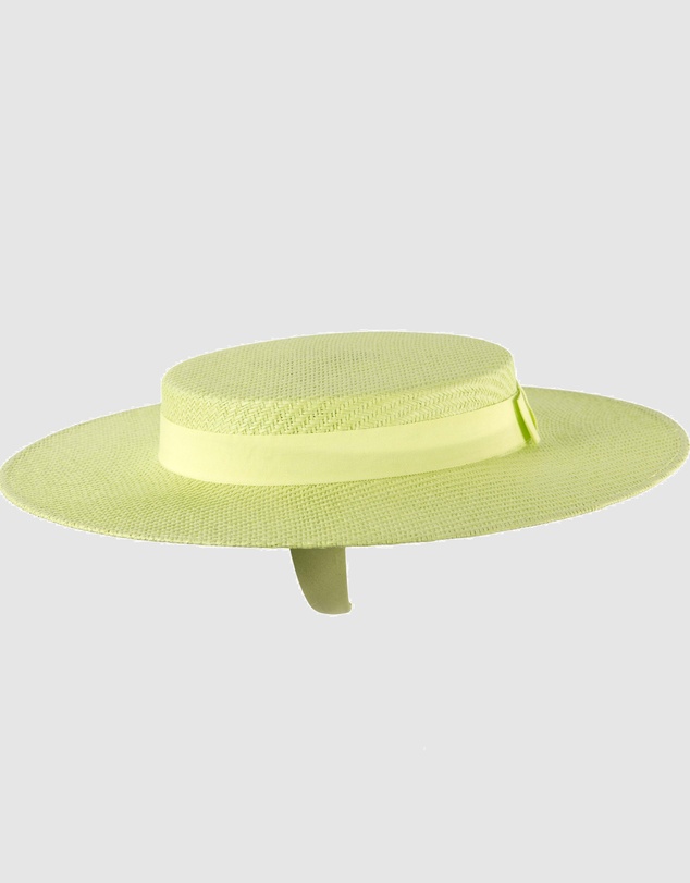 Max Alexander - Lime Boater Hat