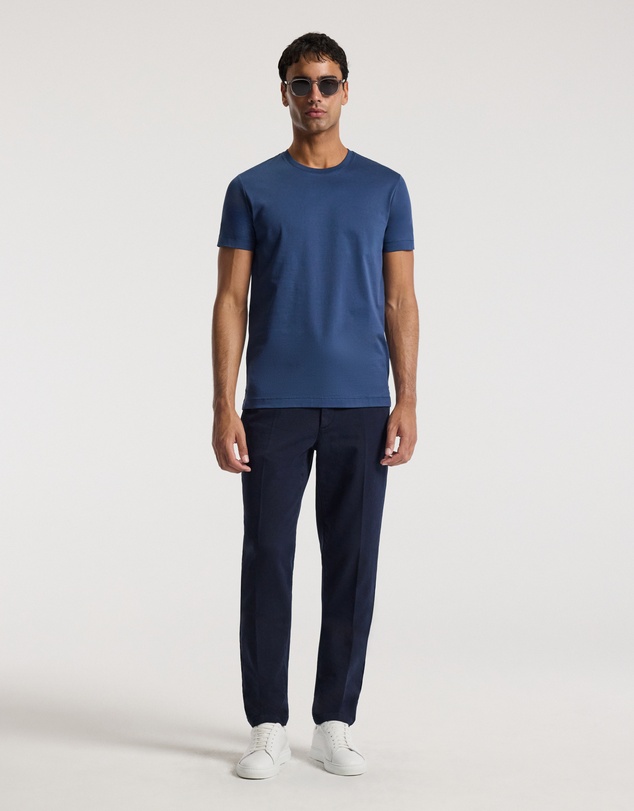 Calibre - Mercerised Crew T-shirt Marine