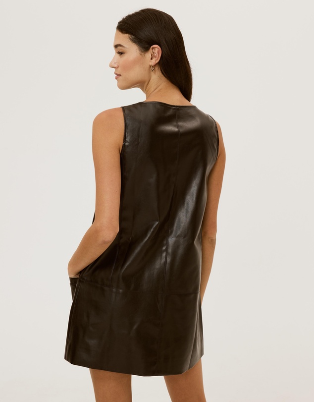 Calli - Lilly Pu Mini Dress