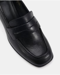 Wittner - Kylie Leather Heeled Loafers