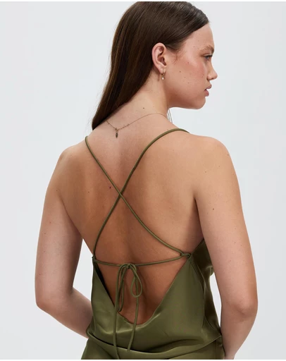 Style Addict - Cross Back Slip Dress