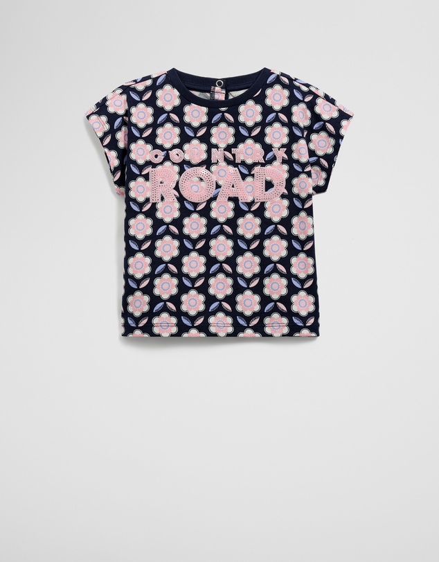 Country Road - Cotton Sequin Logo T-shirt