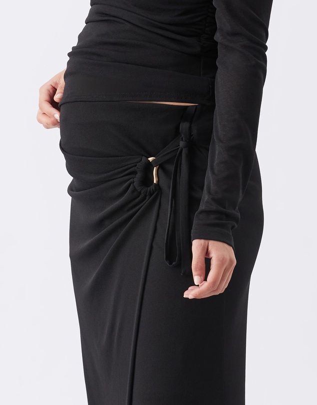 Ripe Maternity - Rhi Mock Wrap Skirt