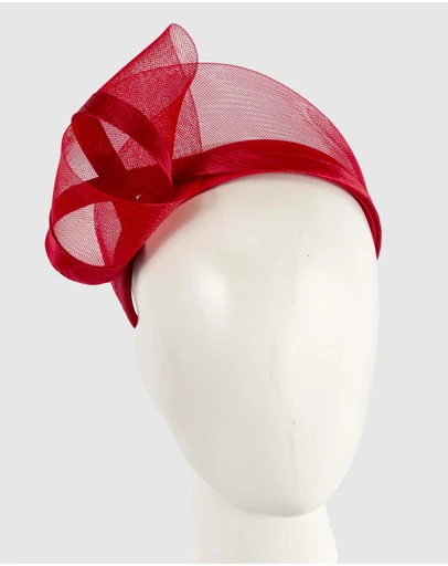 Fillies Collection - Red Headband Fascinator