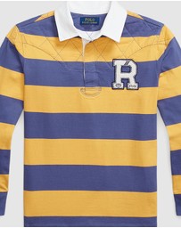 Polo Ralph Lauren - Striped Cotton Jersey Rugby Shirt - ICONIC EXCLUSIVE - Teens