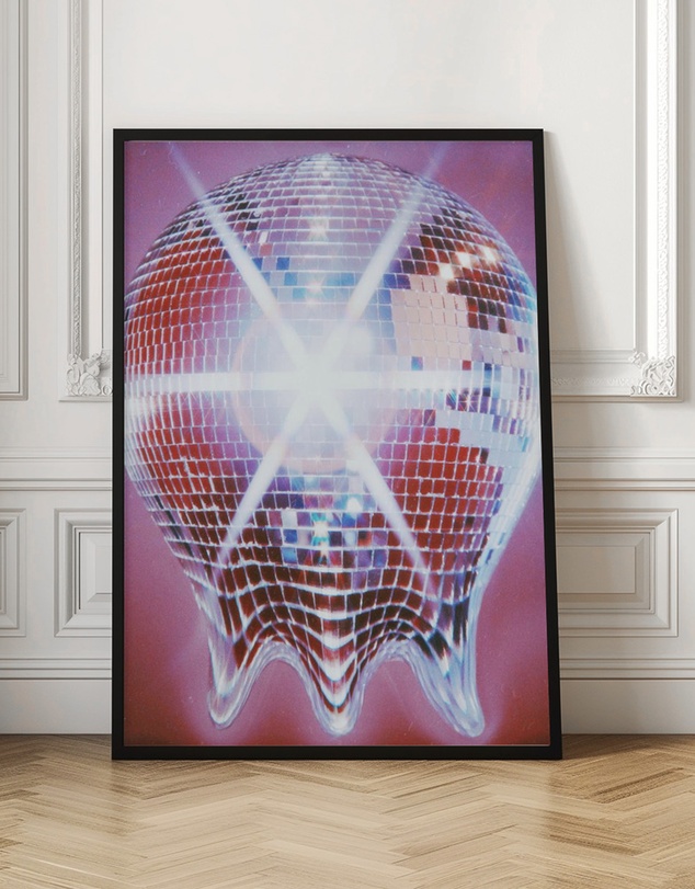 Olive et Oriel - Melting Disco Ball by Samantha Hearn Art Print