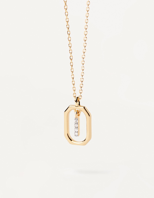 PDPAOLA - Mini Letter I Gold Necklace