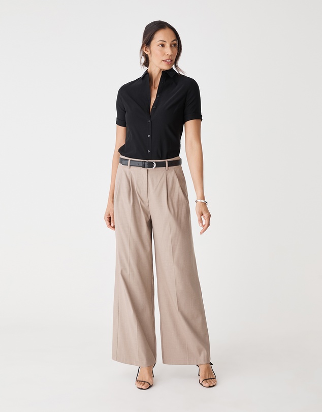 Forcast - Morgan Short Sleeve Cuff Shirt