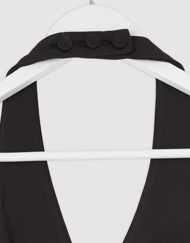 Revibe - Repaired Shona Joy Otis Tailored Wrap Mini Dress - AU 6