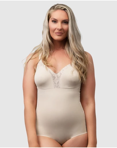 Naturana - Minimiser Cup Shaping Bodysuit With Lace