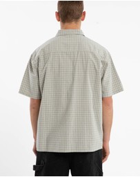 Nena & Pasadena - Baseline Button Up SS Shirt