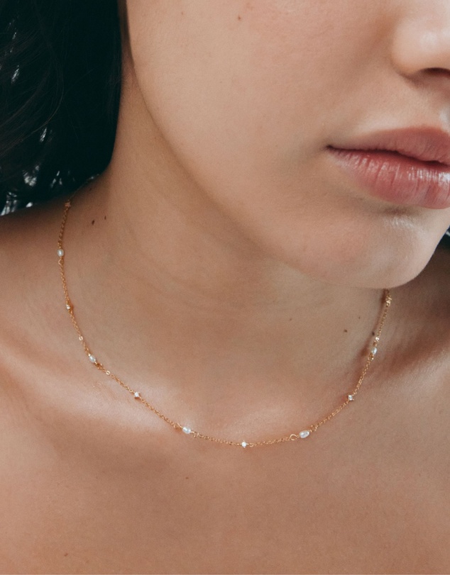 SAINT VALENTINE - Stars & Moons Necklace - Gold
