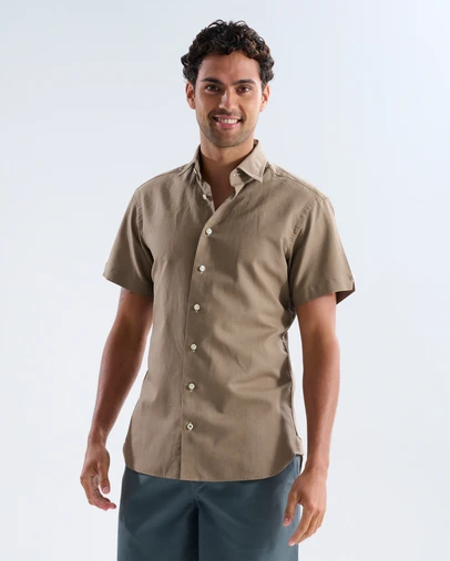 3 Wise Men - 3 Wise Men Daybreak Linen Short Sleeve Shirt