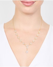 Lovisa - Gold Plated Cubic Zirconia Marquise Vine Y-Necklace