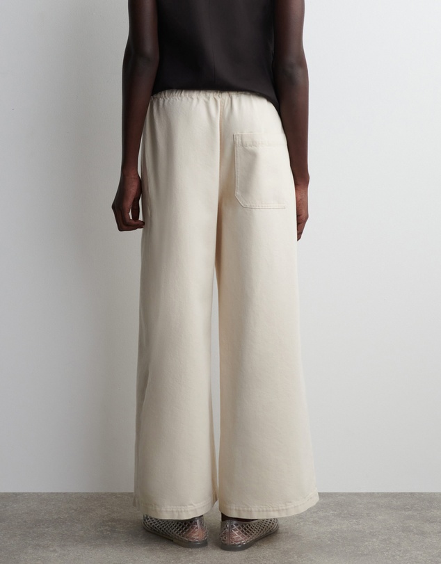 COS - Cropped Denim Wide-Leg Trousers