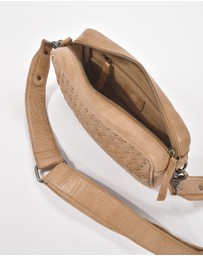Cobb & Co - Millner Woven Leather Camera Bag