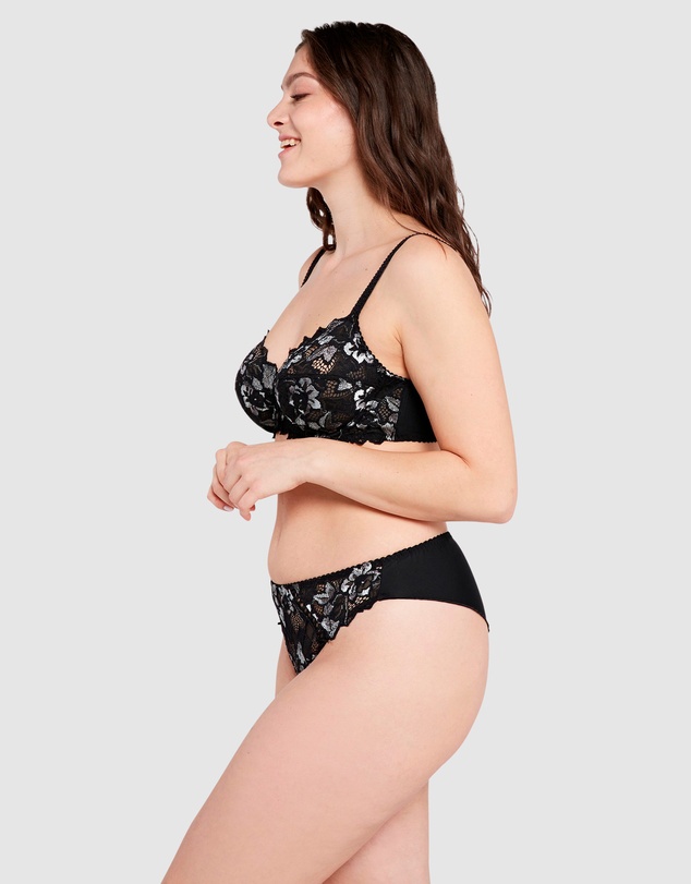 Sans Complexe - Arum Gala High Cut Lace Tanga Brief