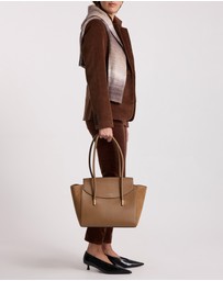 David Lawrence - Velda Suede Leather Tote Bag