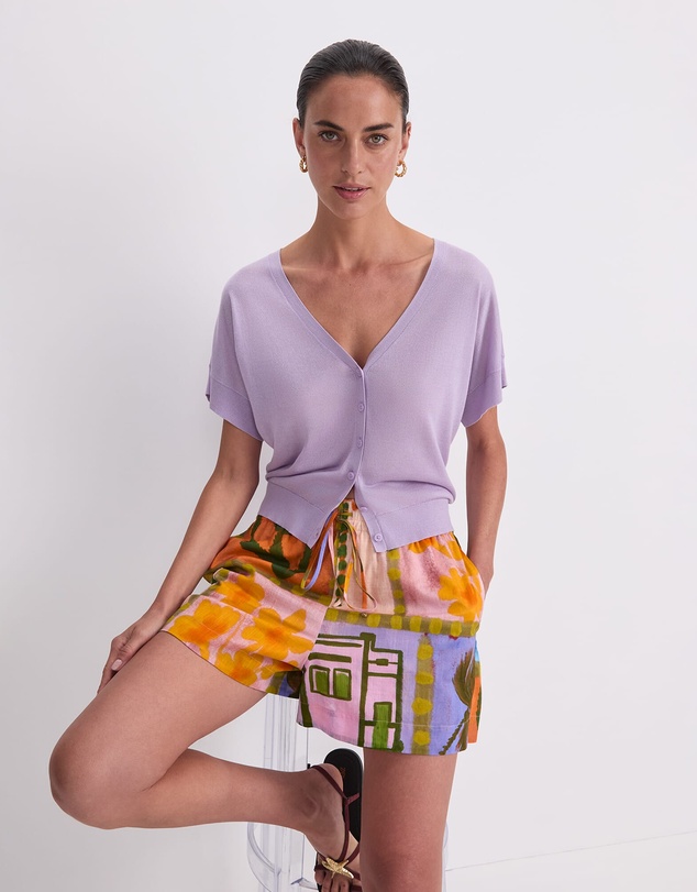 Sportscraft - Silk Blend Reversible Knit
