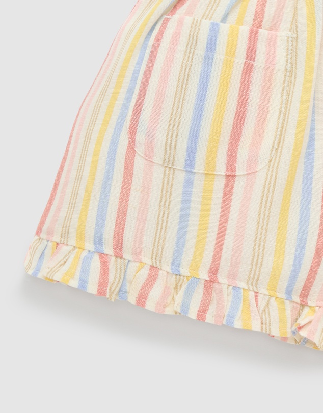 Purebaby - Linen Blend Shorts -Kids-Babies