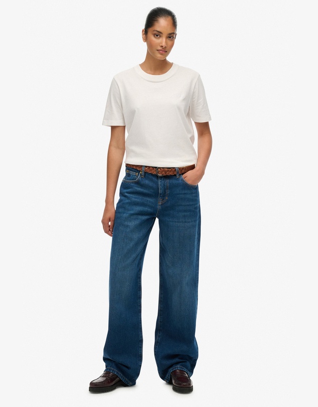 Superdry - Mid Rise Wide Leg Jean