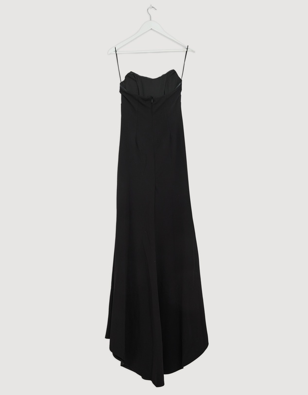 Revibe - Repaired CHANCERY Amaya Strapless Drape Gown - AU 10