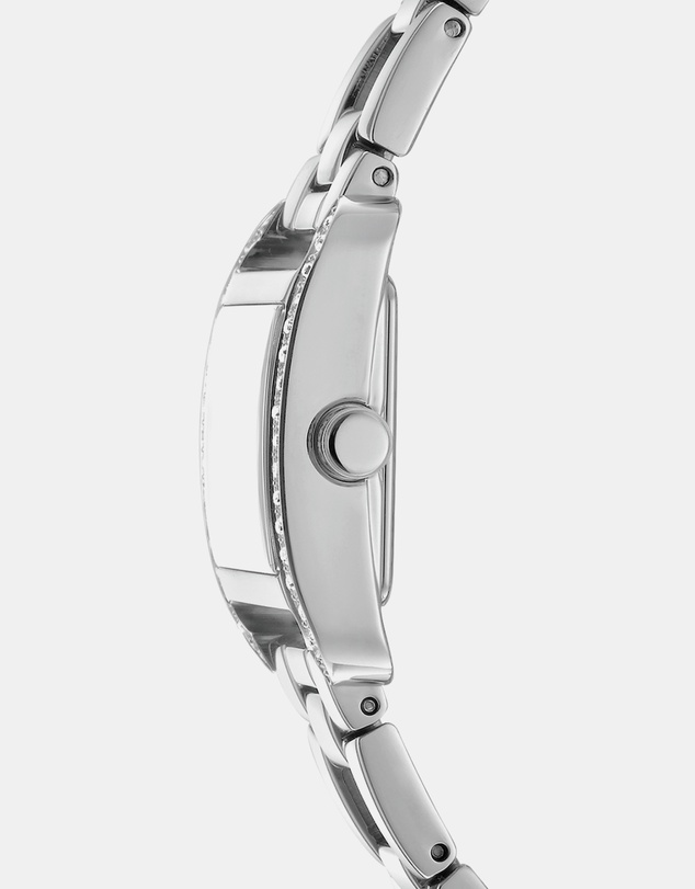 DKNY - Mini Silver 21x27mm Womens Watch + Silver Bracelet