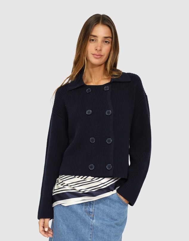 Belle & Bloom - Make It With You Buttoned Cardi Jacket