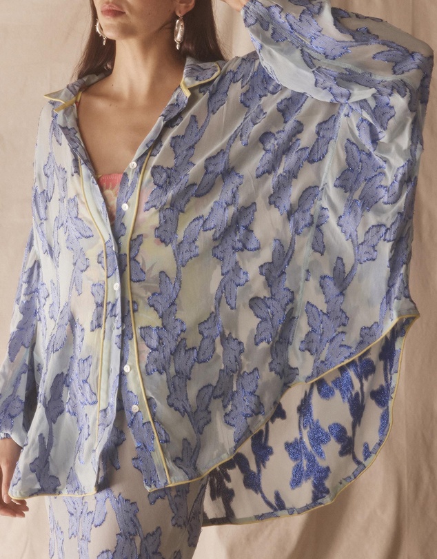 KINGA CSILLA - Verde Chalm Shirt