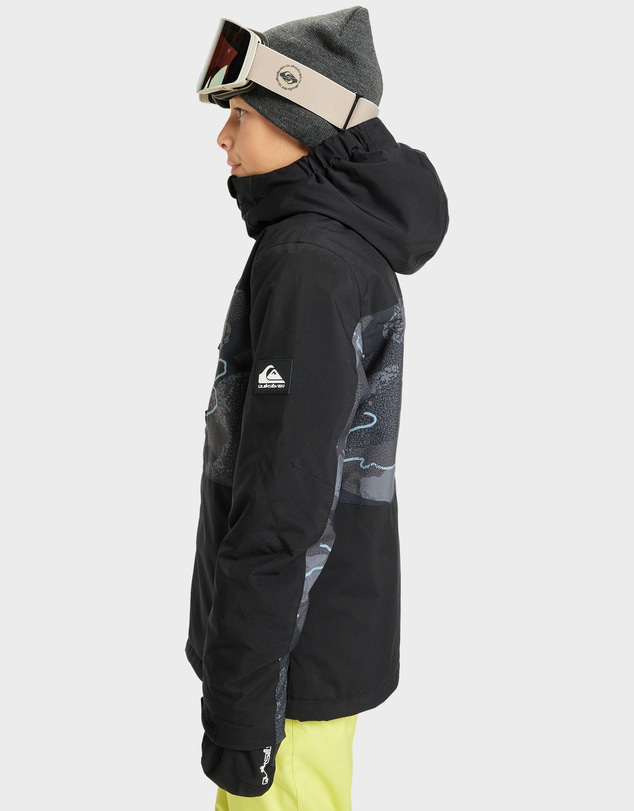 Quiksilver - Boys 8 to 16 Side Hit Print Insulated Jacket