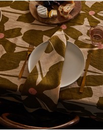 Mosey Me - Olive Poppy Napkin Set