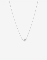 Michael Hill - Round Brilliant Cut Cubic Zirconia Cable Chain Necklace in Sterling Silver