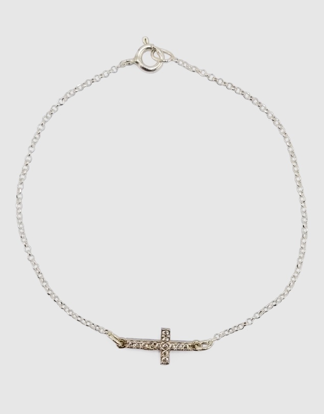 Izoa - Halo Cross Bracelet