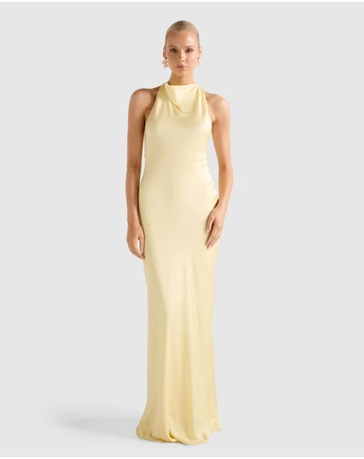 Forever New - Audrey Satin Backless Maxi Dress