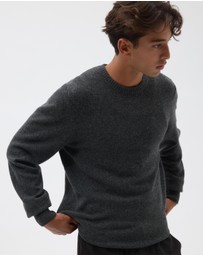 AERE - Premium Wool Crew Neck Knit Jumper
