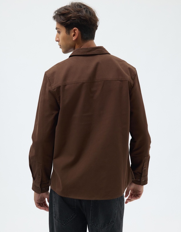 AERE - Brushed Cotton Overshirt