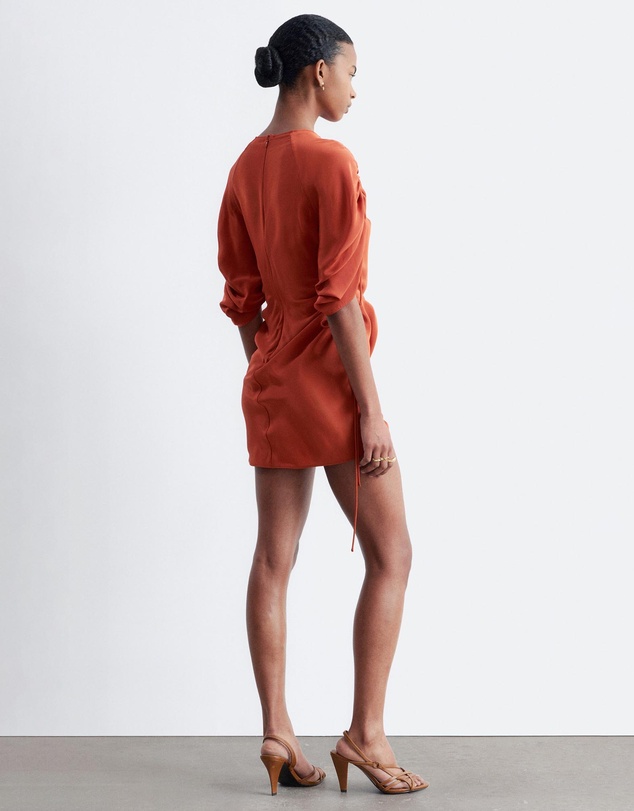 & Other Stories - Sculptural Ruched Mini Dress