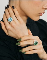 Sunday Stephens - Aqua Dumbo Ring