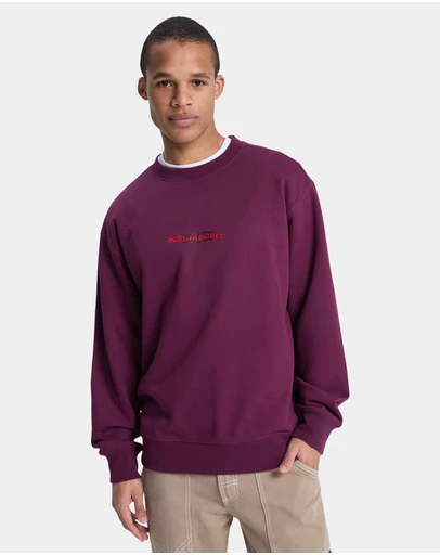 Quiksilver - Mens Mercury Trident Crew Neck