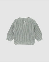 Bebe by Minihaha - Hunter Tractor Knitted Jumper - Babies