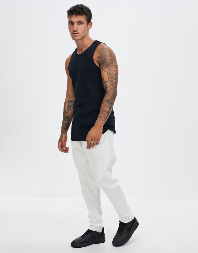 Surrounded By Ghosts - The Amphibole Rib Knit Singlet
