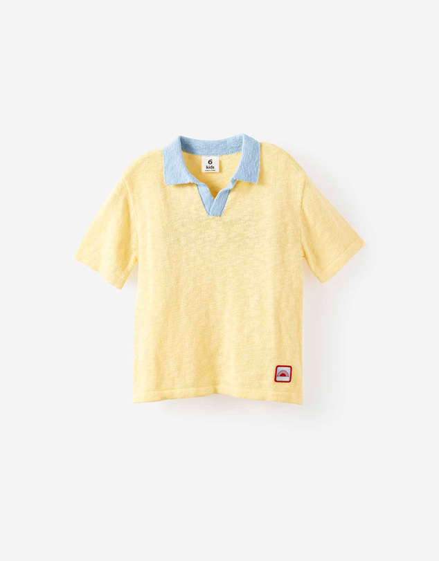 Cotton On Kids - Oversized Colour Block Knit Polo