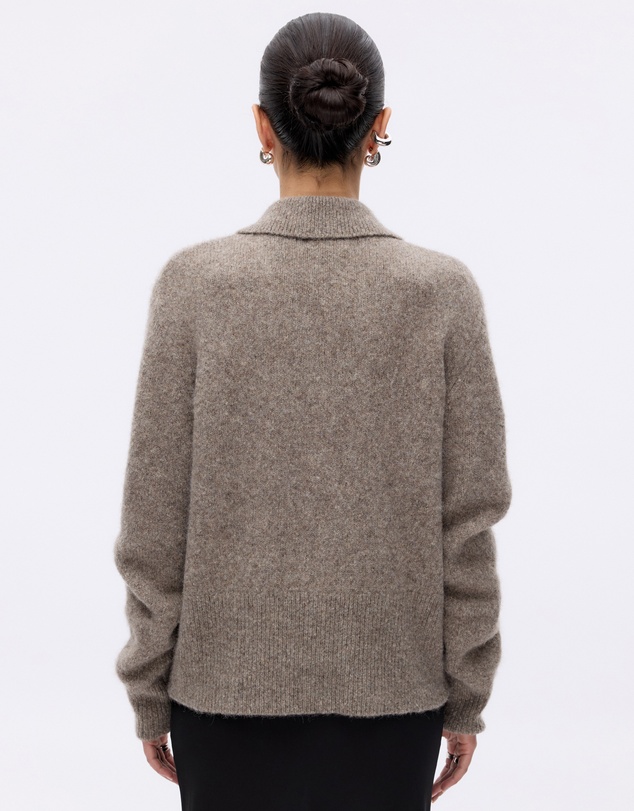 Minima Esenciales - Joryn Alpaca Wool Zip Cardigan