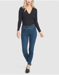 Spanx - Suit Yourself L/s V Neck Bodysuit
