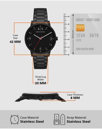 Armani Exchange - Black Analogue Watch