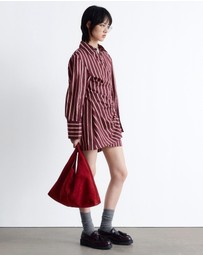 & Other Stories - Wrap Shirt Mini Dress