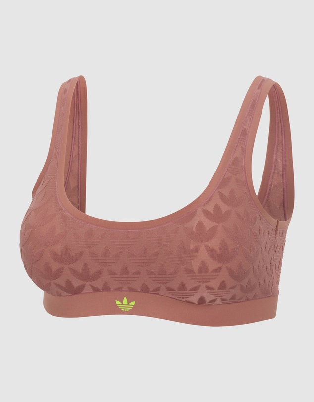 adidas Originals - Microterrot Monogram Comfort Scoop Padded Bralette