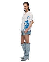 THE TALES - Crouching Tiger Cotton Shirt